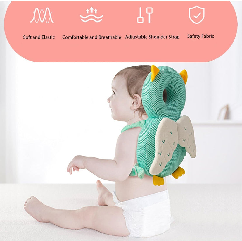 1-3T Toddler Baby Head Protector Safety Pad Cushion Back Prevent Injured Angel Bee Cartoon Security Pillows Protective Headgear